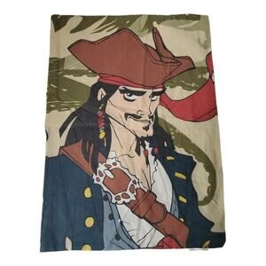 Disney Pirates Of The Caribbean Dead Mans Chest Single Pillowcase Used